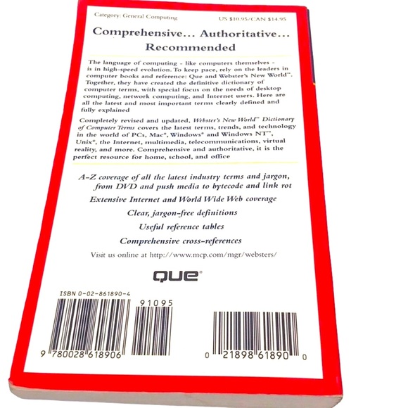 Webster’s New World: Dictionary if Computer Terms - Picture 3 of 5